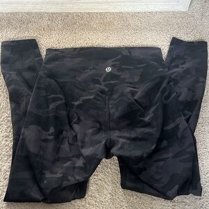 Lululemon Camo Leggings - Size 4